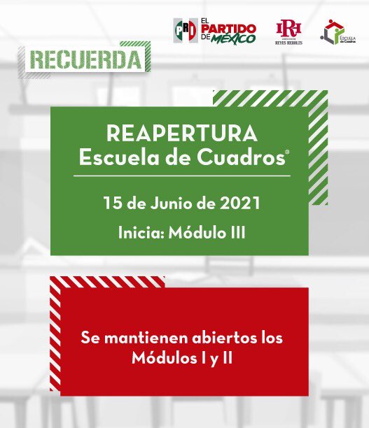 ✔️Mañana reanudamos actividades en la <a href="/EC_IRH/">Escuela de Cuadros</a> con el módulo III.

¿Están listos #PolíticosConValor?  📚