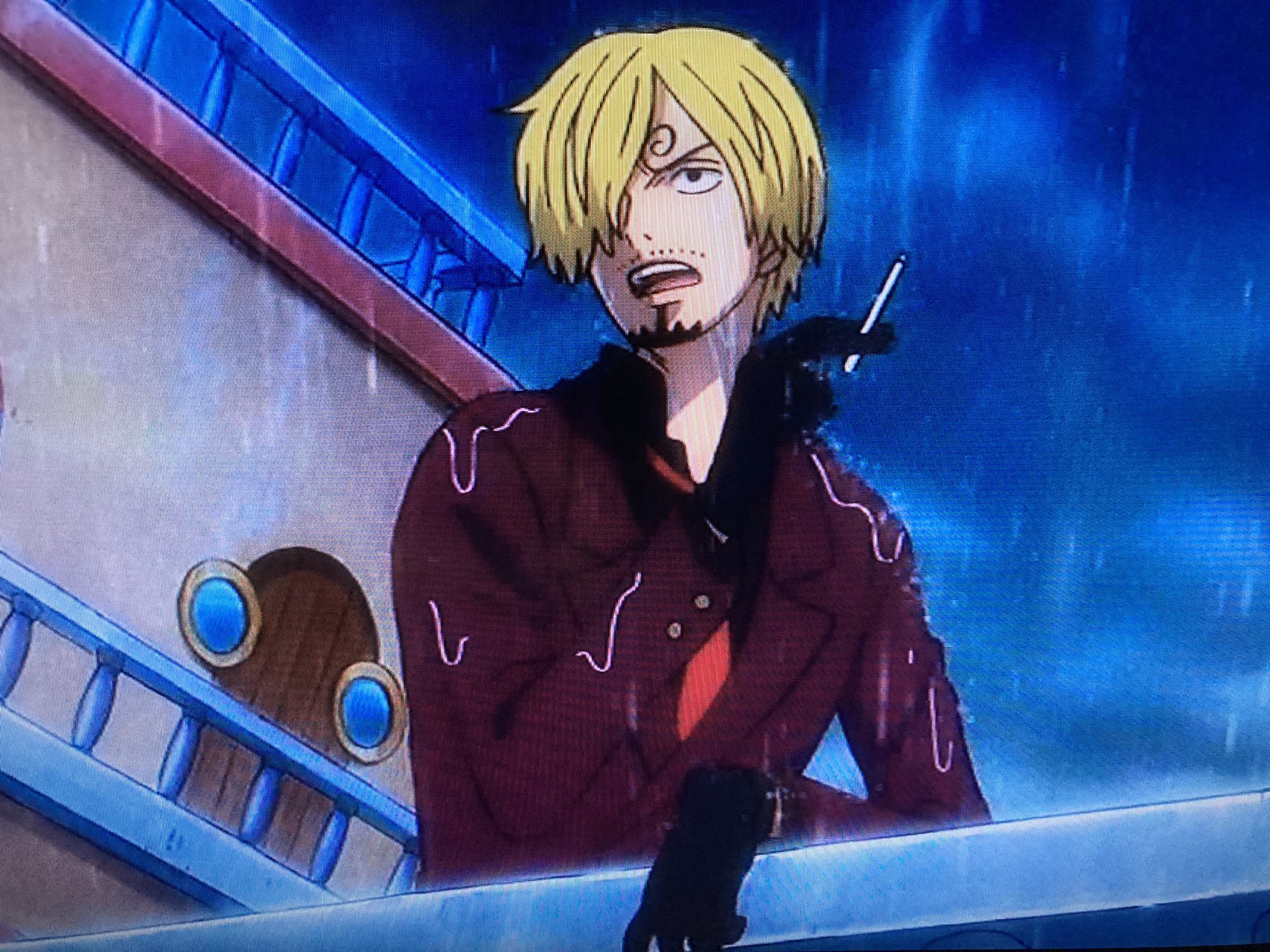 Twitter 上的 Dreagonn ワインレッドスーツのサンジほんまセクシーでカッコいい 個人的にはレイドスーツ着て欲しくない Onepiece978 T Co Vmrebsbadh Twitter