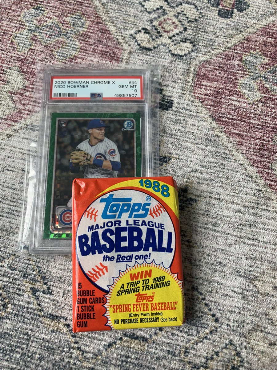 @CardPurchaser you believe this loser gave me a free Nico Bowman Chrome X psa 10 with this pack I bought off eBay. #NegativeFeedback
