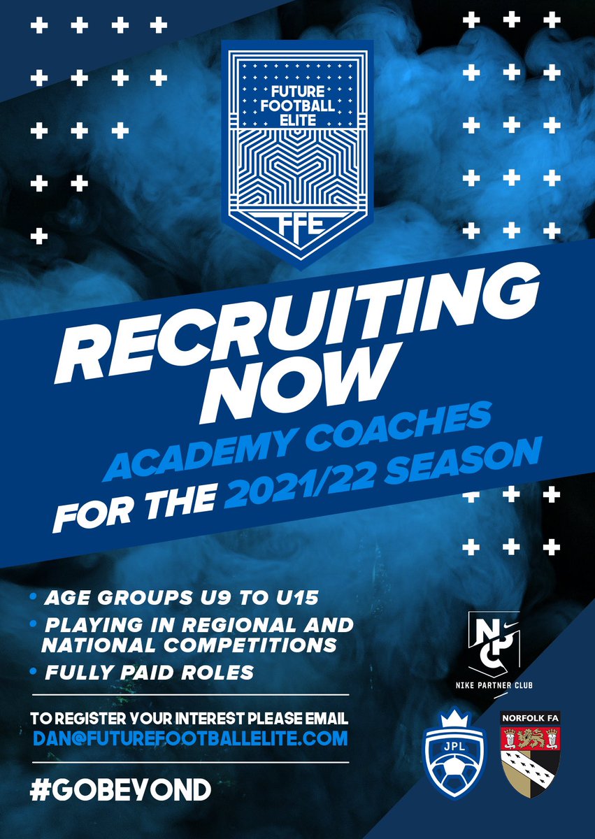 We’re looking to add to our already passionate &amp; dedicated coaching team, to continue providing an environment for local players to develop &amp; showcase their talent.