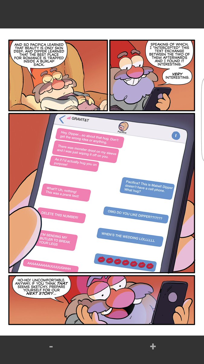 X 上的 Loukas：「@elchasconsito Sin lugar a duda, esos dos terminaran juntos  con la bendicion de Mabel😊💞, como me encanta este comic.  https://t.co/XNTzPwZPFV」 / X