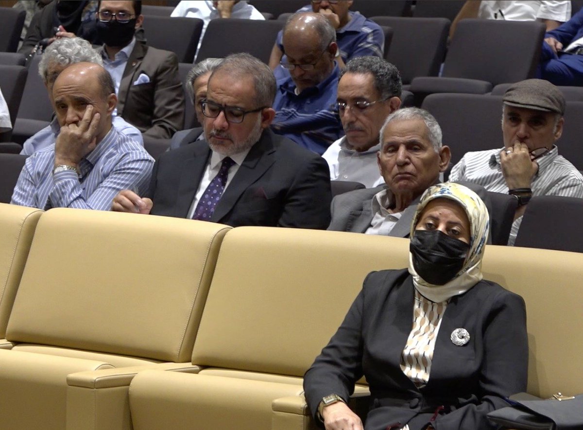 ihyalibya2030's tweet photo. Dr. #Aref_Nayed, Chairman of the Ihya Libya Movement, participated on Thursday, in the activities of the Role of Law in the #National_Reconciliation_Conference organized by Law and Society Studies Center, at the University of #Benghazi
https://t.co/aq69UmlUmW https://t.co/GqgDWyIMxO