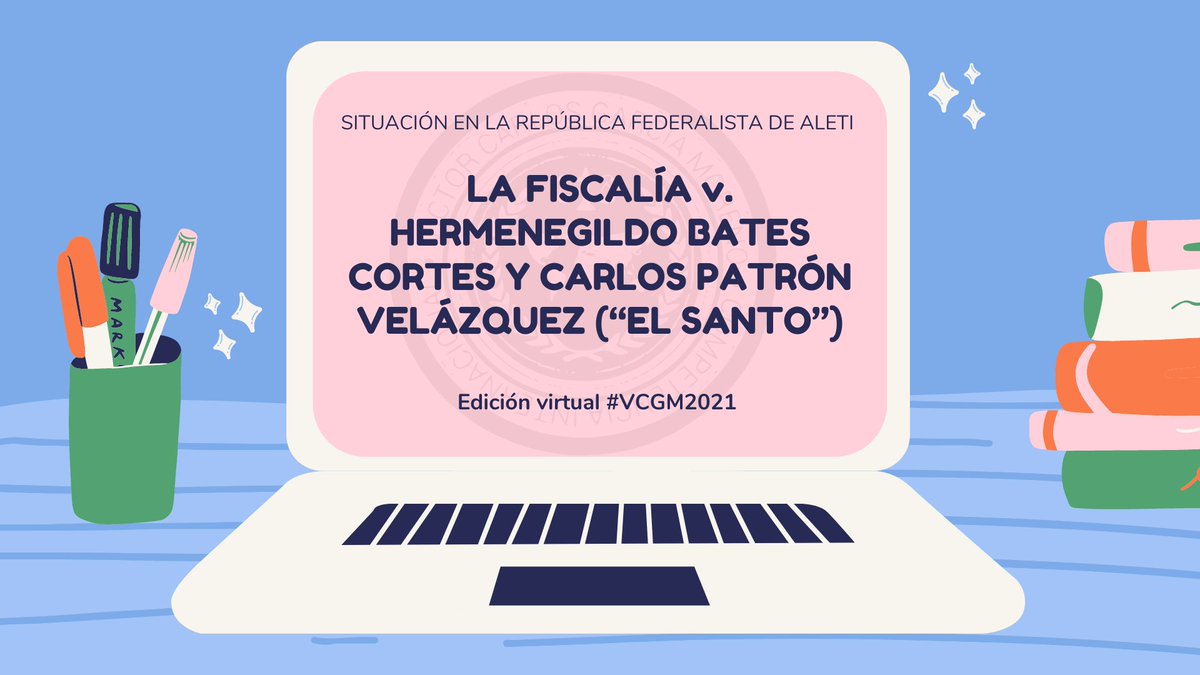 JTenMexico's tweet photo. #CasoHipotetico|| ¡Ya puedes descargarlo!
XIX EDICIÓN DEL #VCGM
SITUACIÓN EN LA REPÚBLICA FEDERALISTA DE ALETI
EN EL CASO DE:
LA FISCALÍA v. HERMENEGILDO BATES CORTES Y CARLOS PATRÓN VELÁZQUEZ (“EL SANTO”)
👉🏼 https://t.co/Nu0AD2gv4j https://t.co/iYOrX8bkin