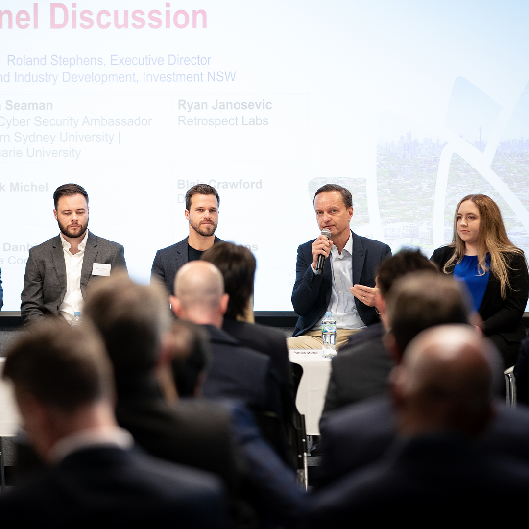 laava_id's tweet image. #Laava Joint CEO @patm777 at launch of NSW Government&apos;s Cyber Security Strategy: For NSW to become a world leader in #cybersecurity: Protecting, growing and advancing our digital economy.&quot; #LaavaSmartFingerprint bit.ly/34jaOB2