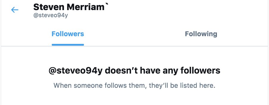 &his only relative doesn't have any followers. i saw lots of Real people accounts, even the shiest have 2-5 real people followers. but well, who am i to judge, right?yes, authenticity is harder to evaluate, but when you start your job, who is the first you follow? your master