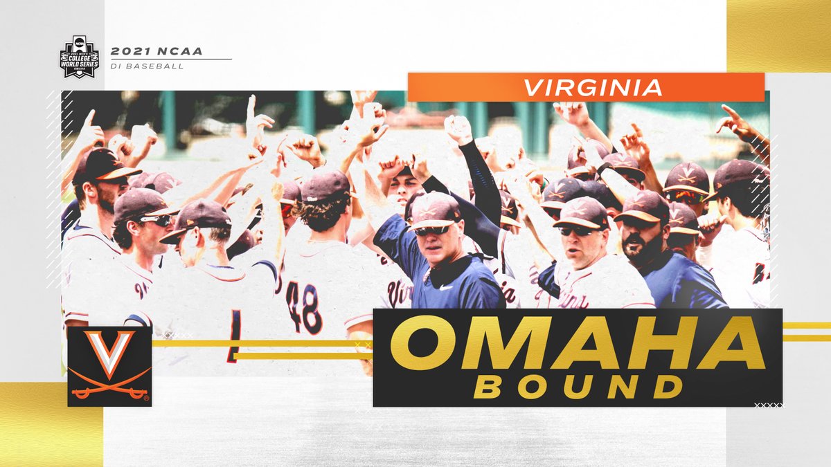 HOOS ➡️ OMAHA For the first time since 2015, @UVABaseball is headed back to the #CWS!