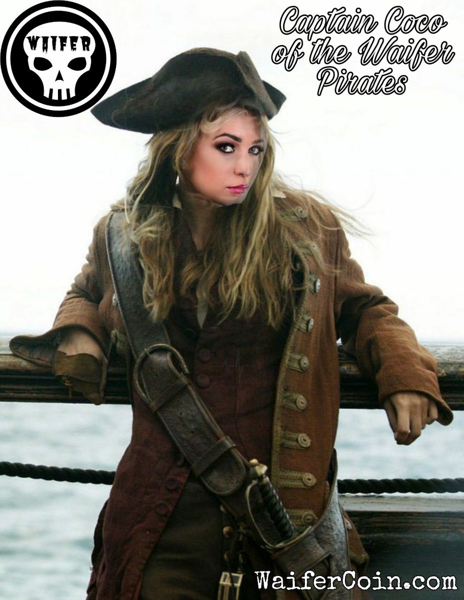 CryptoPulse9's tweet photo. Have you ever dreamed of sailing around the globe, @Cocochaneladair ? Sails set and winds at your back, nothing but blue sky and sea on the horizon? @WaiferCoin thinks you would make a wise captain! #CommunityDrivenCrypto #PiratesoftheCaribbean #Pirates #CaptainCoco #Sailing https://t.co/CSLPQWxo7U