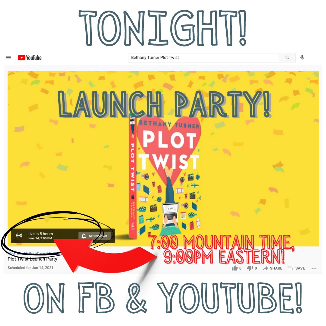When I began planning the online launch party for PLOT TWIST, there was one word at the heart of it all: SIMPLE. It was just going to be a simple little party with simple little conversations. Well... 😬  Our new word is EPIC. Yep, we're going with epic.