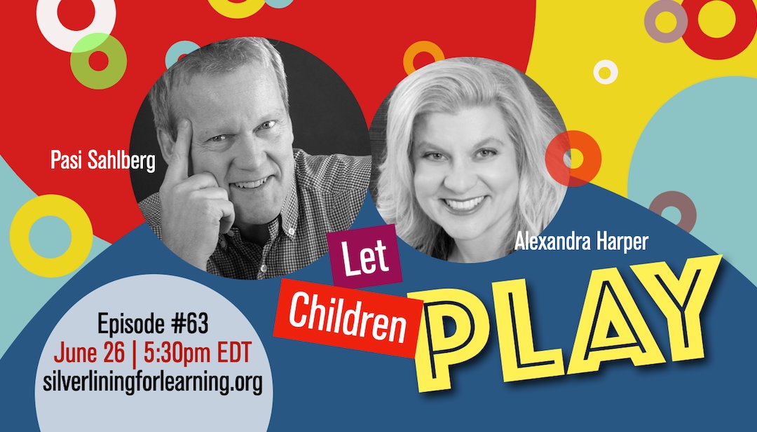 punyamishra's tweet image. Next Sat 5:30-6:30 EDT @pasi_sahlberg &amp;amp; Alex Harper join #silverliningforlearning  Let children play with @chrs_dede @travelinedman @punyamishra @shynicola @YongZhaoEd
