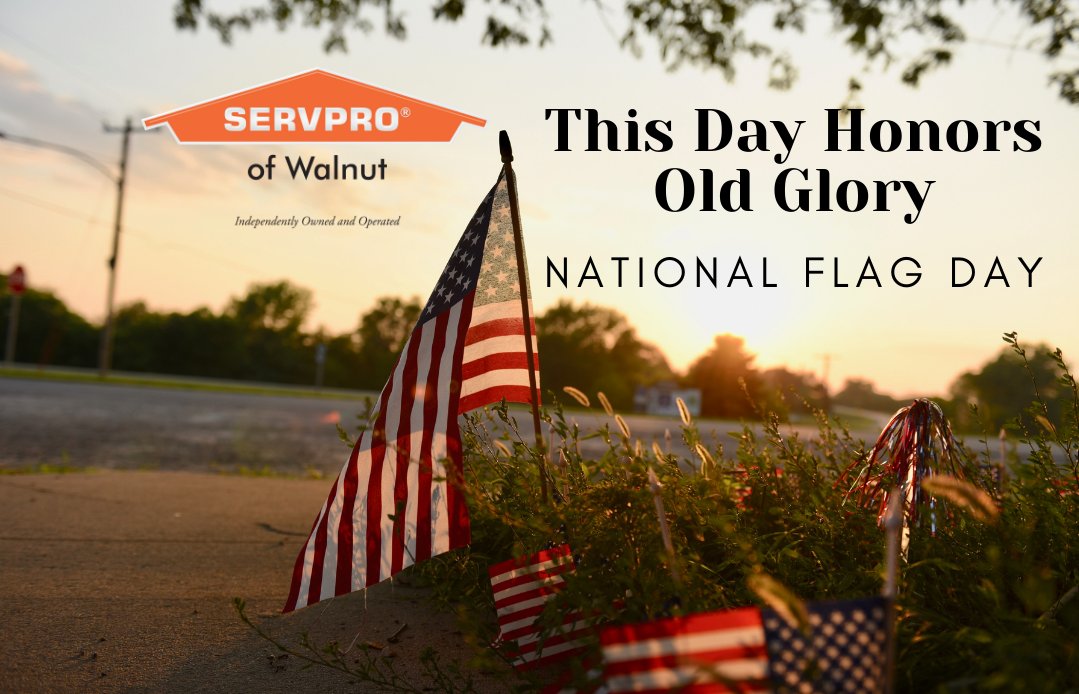 ServproWalnut's tweet image. National Flag Day! #nationalflagday #servpro #servprowalnut