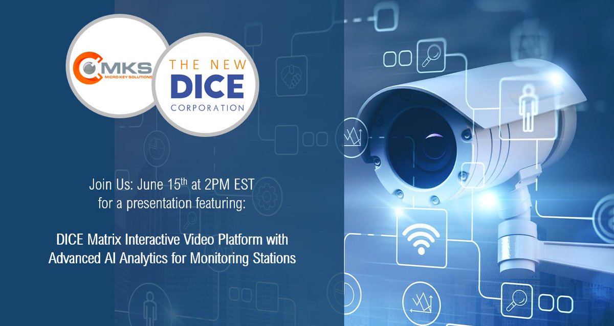 Join us and The New <a href="/DICECorp/">DICE Corporation</a> tomorrow! zoom.us/webinar/regist…