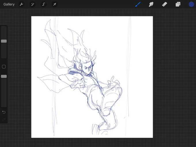 idk what possessed me to draw razor jumping off the dragon 