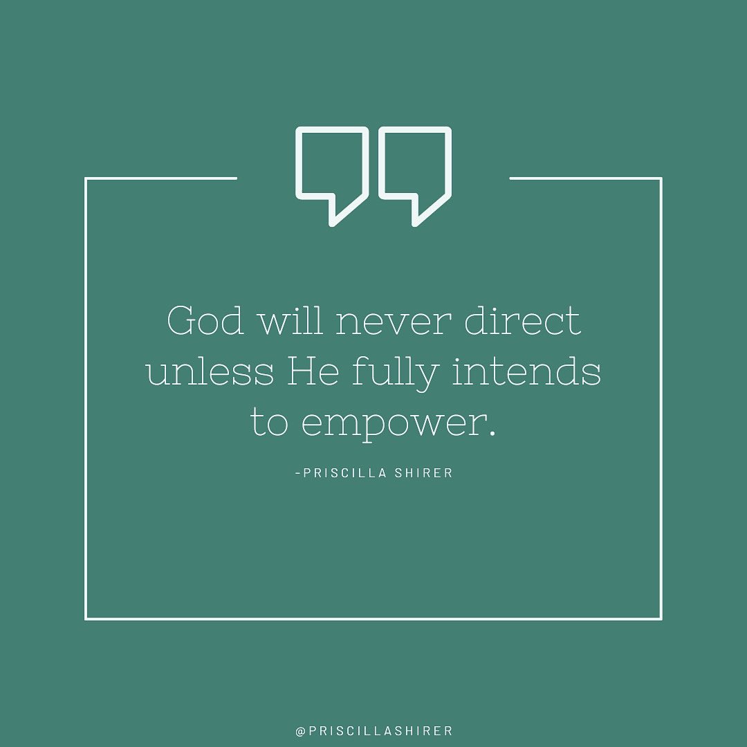 PriscillaShirer's tweet image. Just a little encouragement for you today….

If He sent you to it….He will sustain you through it. 💜

#Go