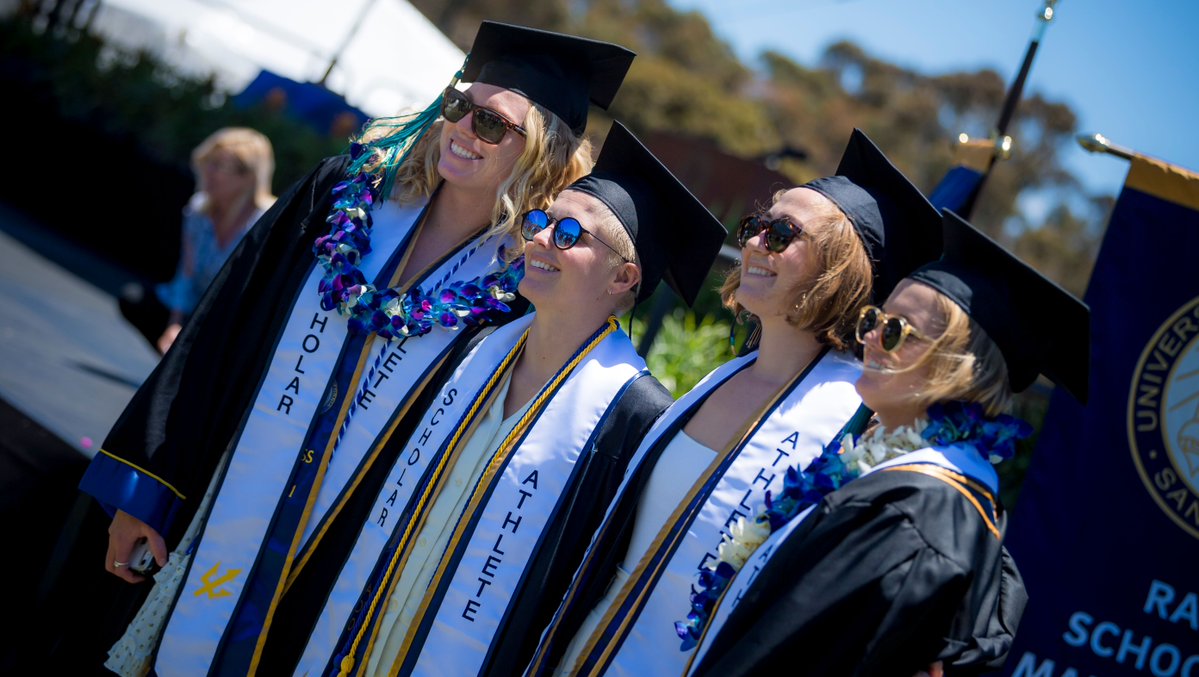 UCSDtritons's tweet photo. Congratulations to the Class of 2021!

Nearly 100 Triton scholar-athletes took part in @UCSanDiego's Commencement ceremonies on June 12-13. We are extremely proud of each and every one of you. 🔱 

Full article and photo gallery ➡️ https://t.co/5mVYNNzpwP

#TritonGraduate https://t.co/A2So7Gp5ju