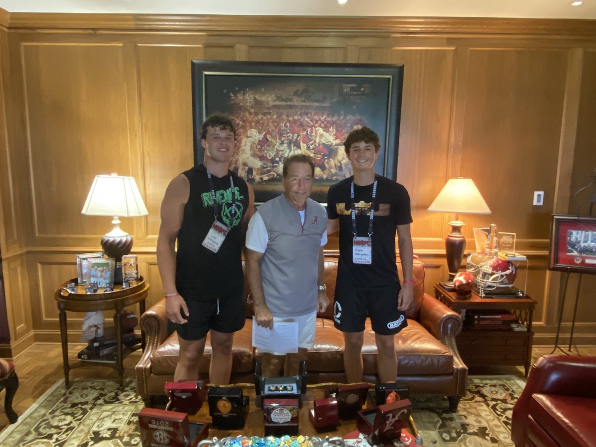 After a great camp and a great talk with Coach Saban I’m blessed and excited to receive an offer to play football at The University of Alabama!!! <a href="/AlabamaFTBL/">Alabama Football</a> <a href="/AmourManrey75/">Manrey Saint-Amour</a> Jeremiah 29:11