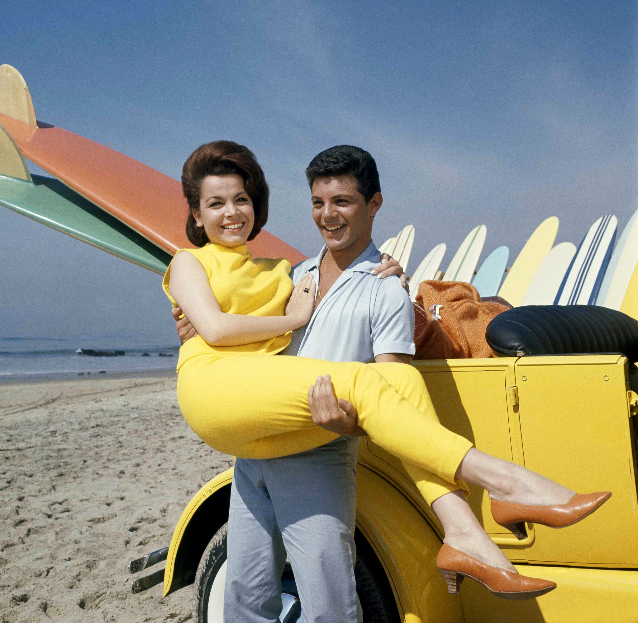 Happy 81st Birthday to Frankie Avalon here with Annette Funicello in Beach Party (1963) 