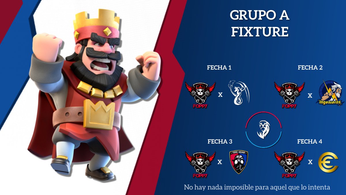 FopPY (@fop_py) on Twitter photo ¡Estas serán las fechas en las que
Se disputaran nuestros encuentros!
1:<a href="/AmaruEsports/">Amaru eSports</a>
2:<a href="/IngenierosPy/">Ingenieros</a>
3:<a href="/TSquadCR/">Toxic Squad 🇵🇾 (Desde 🏡)</a>
4:<a href="/CE_eSportsGG/">CE Esports 🏆</a>
--------------------------------------------
Diseñador: <a href="/zMati3/">zMati</a>
CEO : <a href="/FopYoni/">Yoni Cr🇵🇾</a>
Capitán: <a href="/LavaMaster7/">Matt</a> ¡Estas serán las fechas en las que
Se disputaran nuestros encuentros!
1:<a href="/AmaruEsports/">Amaru eSports</a>
2:<a href="/IngenierosPy/">Ingenieros</a>
3:<a href="/TSquadCR/">Toxic Squad 🇵🇾 (Desde 🏡)</a>
4:<a href="/CE_eSportsGG/">CE Esports 🏆</a>
--------------------------------------------
Diseñador: <a href="/zMati3/">zMati</a>
CEO : <a href="/FopYoni/">Yoni Cr🇵🇾</a>
Capitán: <a href="/LavaMaster7/">Matt</a>