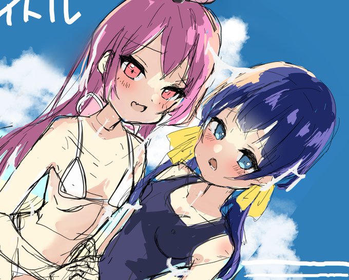 CG集のパッケージのラフです 