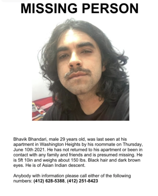 puri_pallavi's tweet photo. Our friend is missing @IndianEmbassyUS @SandhuTaranjitS @MEAIndia
Please retweet and share to help us #FindBhavik in #NewYork https://t.co/dgXFEZaXAu