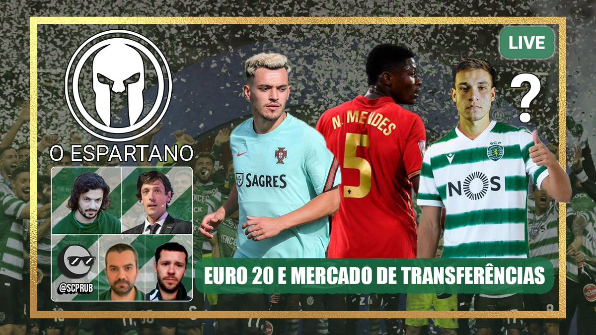 OEspartanoCanal's tweet photo. [Podcast]

O pós-jogo do #HUNPOR a contar para o #Euro2020 e o mercado de transferências do @Sporting_CP serão os temas da #live desta semana.
Também teremos o comentário de política desportiva e  o resumo semanal das #ModalidadesComVoz.
Amanhã às 21h30!

https://t.co/WdOcWV1pKa https://t.co/9R2SjZBw51