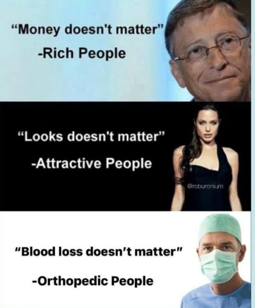 Not really 😂🤣😅😂
#orthotwitter #medtwitter