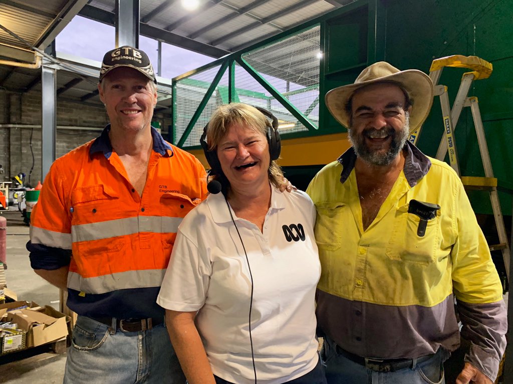 FarOutQld's tweet photo. From engineering workshop floor to the cane paddock - today’s #ruralreport shines a light on the quiet achievers of #Tully sugar industry at start of #Harvest21 Listen back: https://t.co/9MxgrAZepA https://t.co/aO0VTgkv9a