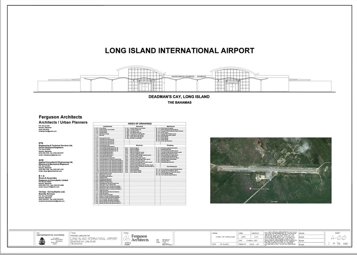 LongIslandBahMP's tweet photo. The Long Island International Airport Aerodrome Proposed Terminal, and Crash, Fire &amp; Rescue Buildings. https://t.co/lsP4JmCimR