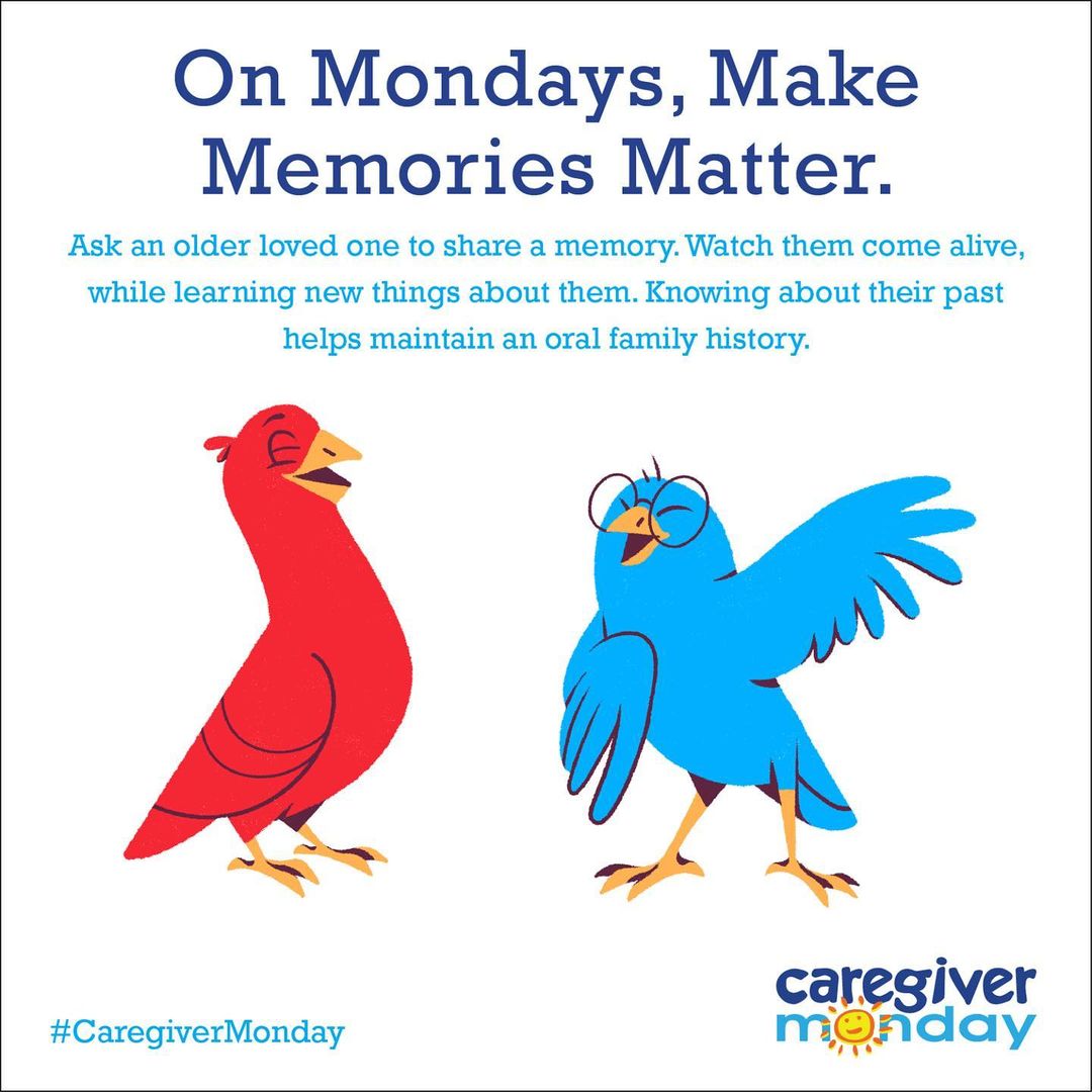 KathrynMurphyCK's tweet photo. On the flip side, listeners can enjoy visualizing the details of a story and connecting with a client or loved one. This Monday, ask a senior in your life to share a memory that brings them joy. β¨
#CaregiverMonday #SeniorConnection https://t.co/PaGerlAppF