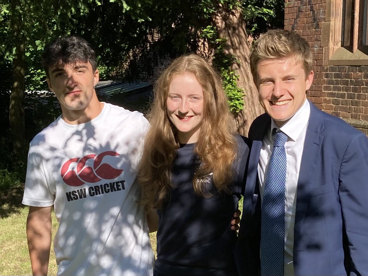 These three U6 pupils, Owen, Bethan and Robert had their final Monday morning jazz band rehearsal today and are the last founder members of the band having been at the first rehearsal in September 2014. Fantastic ambassadors for music at King’s.  ⁦<a href="/KingsHawford/">King's Hawford</a>⁩