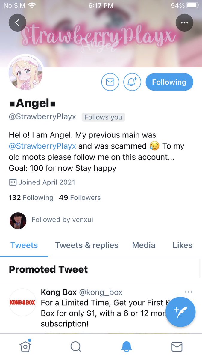 p1nngg's tweet photo. Get @strawberryPlayx to 100 that would be so nice 😏🤙🏽

Whoever is her 100 follow gets 50k rhd https://t.co/1gAGzT6xOt
