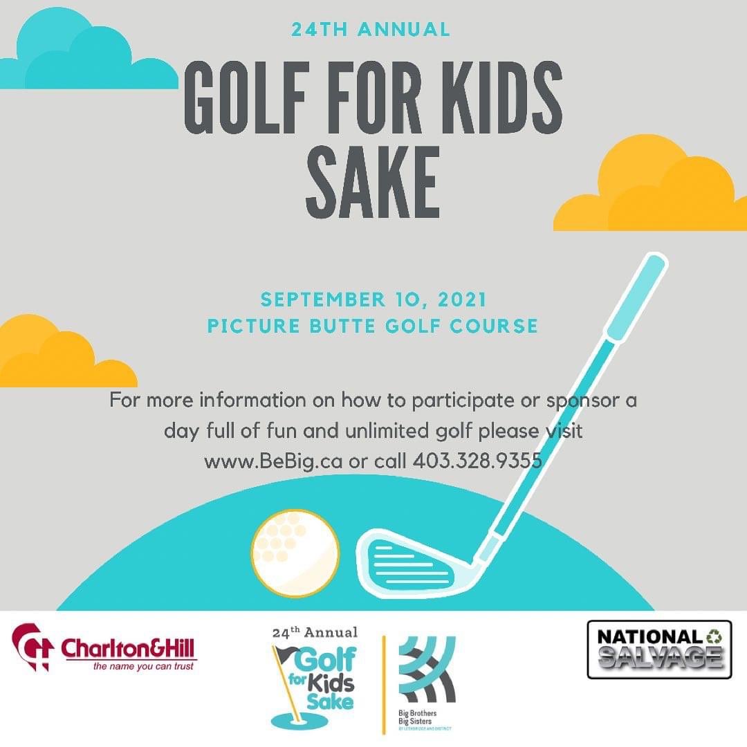 Come out and join us for a day of unlimited golf ⛳️ Oh and did we mention you will also be supporting kids in the community 👍🏻 Find out how participant or sponsor this great event by visiting BeBig.ca or calling us at 403.328.9355 #biggertogether #mentoring