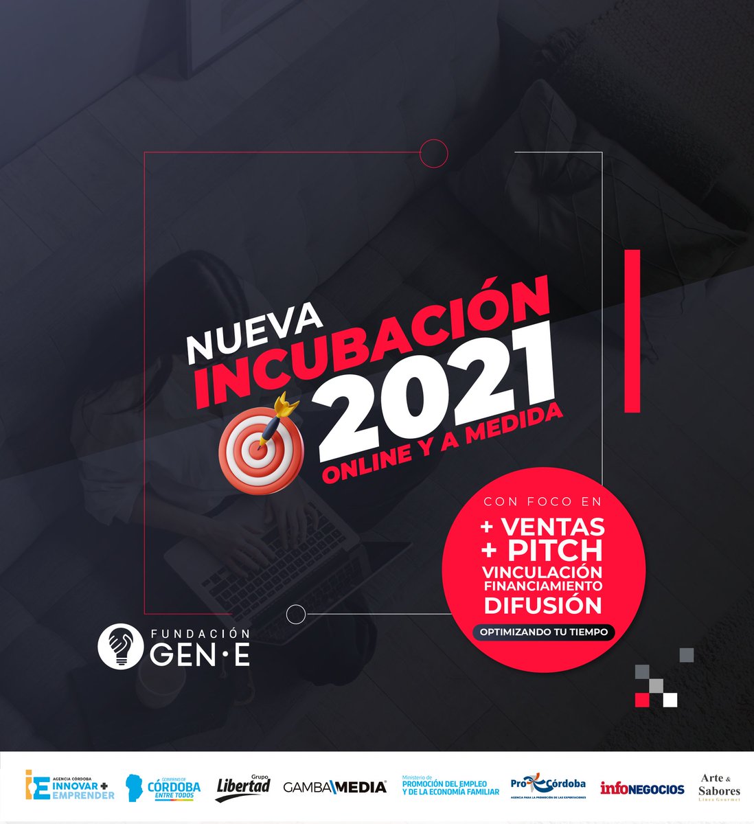 ¡ANOTÁ TU PROYECTO Y POTENCIATE!

¿Tenés un emprendimiento de impacto  y necesitás crecer en ventas?
Aprovechá esta oportunidad, <a href="/fundaciongene/">Fundación Gen E</a> lanzó el programa de incubación 2021 · 7ma generación.

Info: fundaciongene.org/incubacion2021/

#Sostenibilidad #TripleImpacto #DobleImpacto #ODS