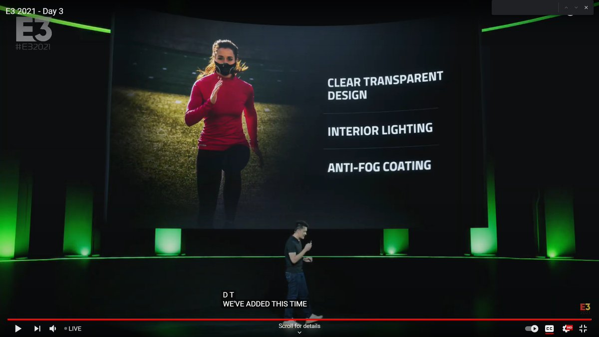 _JaneyLaney's tweet image. These masks are pretty cool though @Razer #ProjectHazel

#E32021