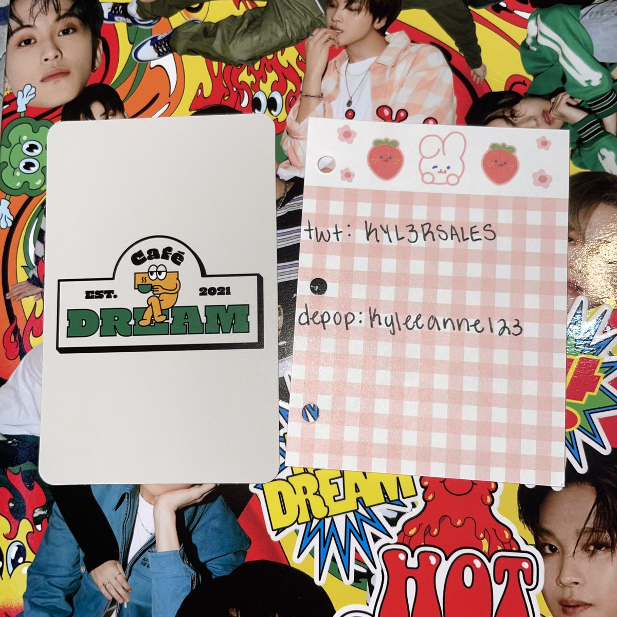 ihrt4ro's tweet photo. [WTT]

Hot Sauce

Have: Chenle Cafe vers. 

Want: Jisung Cafe vers.

WW: yes! (u.s is preferred) 

dm or reply if interested 

#wttjisung #wttrenjun #hotsauce #wttnct #nctdream https://t.co/MlGoaS3VVI
