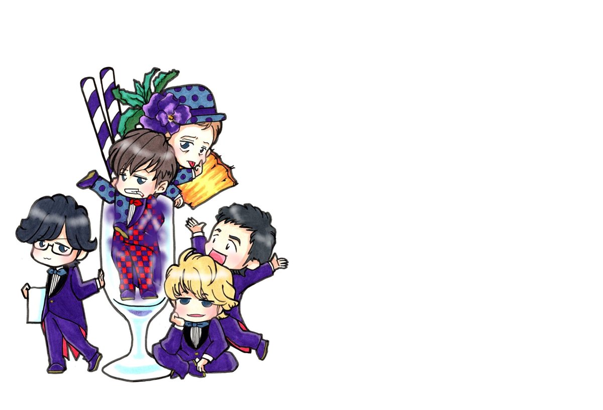 ムラサキカクテル 紫はね赤と青を混ぜるんですよ Bistro J だいこう あゆみ のイラスト ムラサキカクテル 紫はね赤と青を混ぜるんですよ Bistro J だいこう あゆみ のイラスト