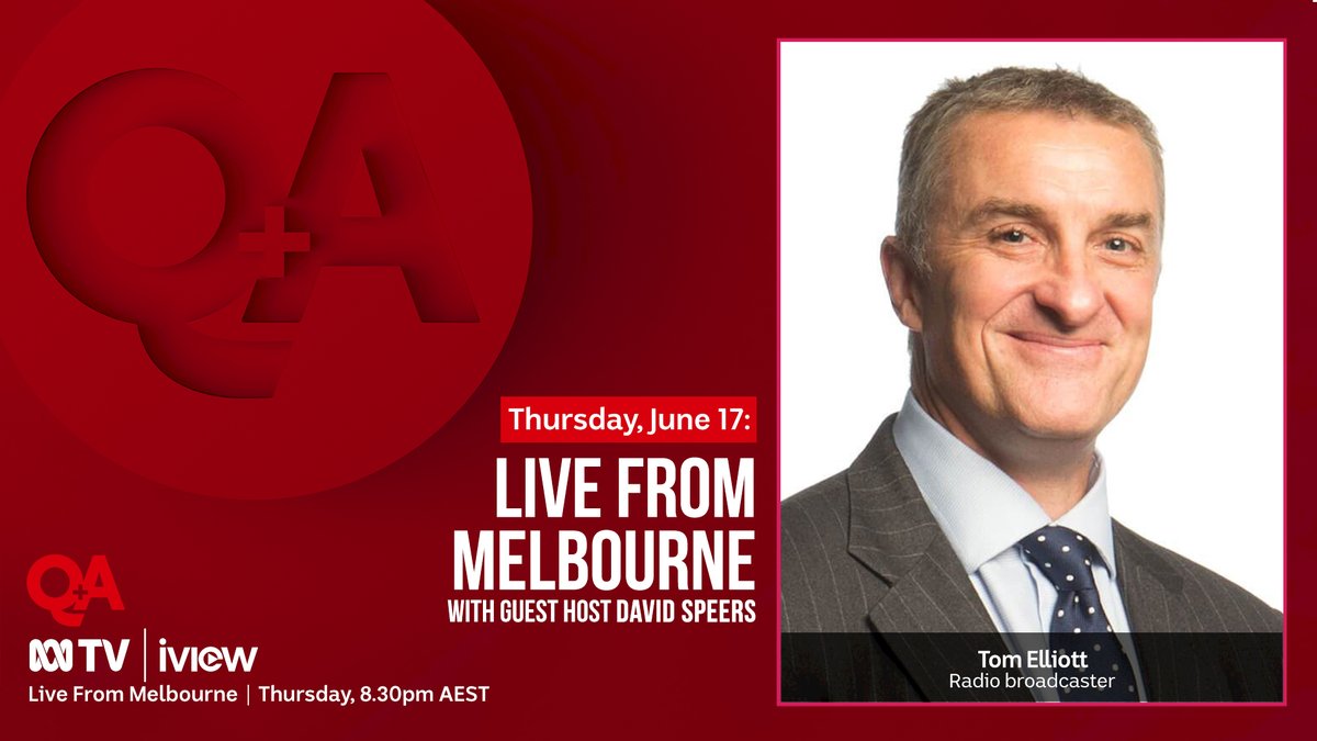 QandA's tweet photo. 3AW Drive host Tom Elliott says he is angry about Victoria's most recent lockdown, and has placed the responsibility for it on the Victorian State Government. What's your question for Tom? | @3AW693 #QandA https://t.co/0T5Yw6jB50 https://t.co/r65OVcUclO