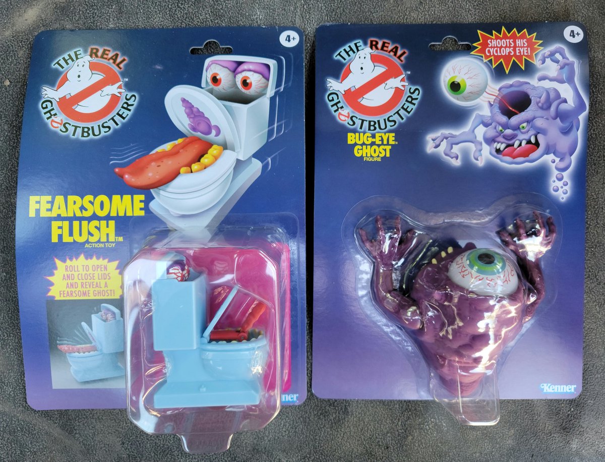 cracktasticpod's tweet photo. I don't collect #Ghostbusters stuff, but as soon as these were announced I knew I wanted them!! I mean it's a toy toilet! I found them at a Walmart in Burlington, IA yesterday. -Jason
#CracktasticPlastic #thrillofthehunt #therealghostbusters #fearsomeflush #bugeyeghost #thePFPN https://t.co/9vLFdMeXdk