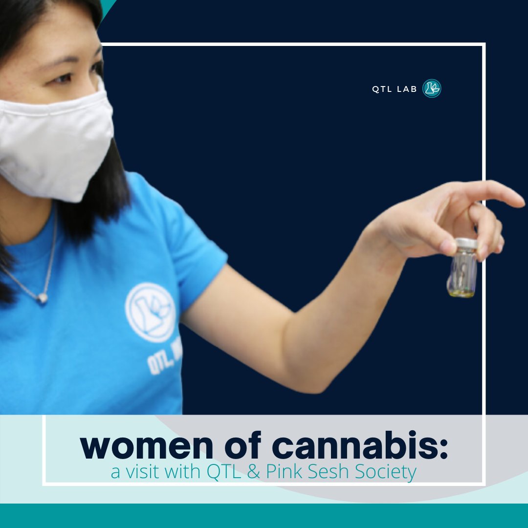 QTL_LAB's tweet photo. Recently we had the privilege of having our friends from @thepinkhaze stop by the lab. Get in on the conversation about women in cannabis and to get a behind the scenes look at our facility.
https://t.co/363kMhTPNb
#womenincannabis #lablife #labtour #pinksesh #qualitytestinglab https://t.co/nCobw7UlUE