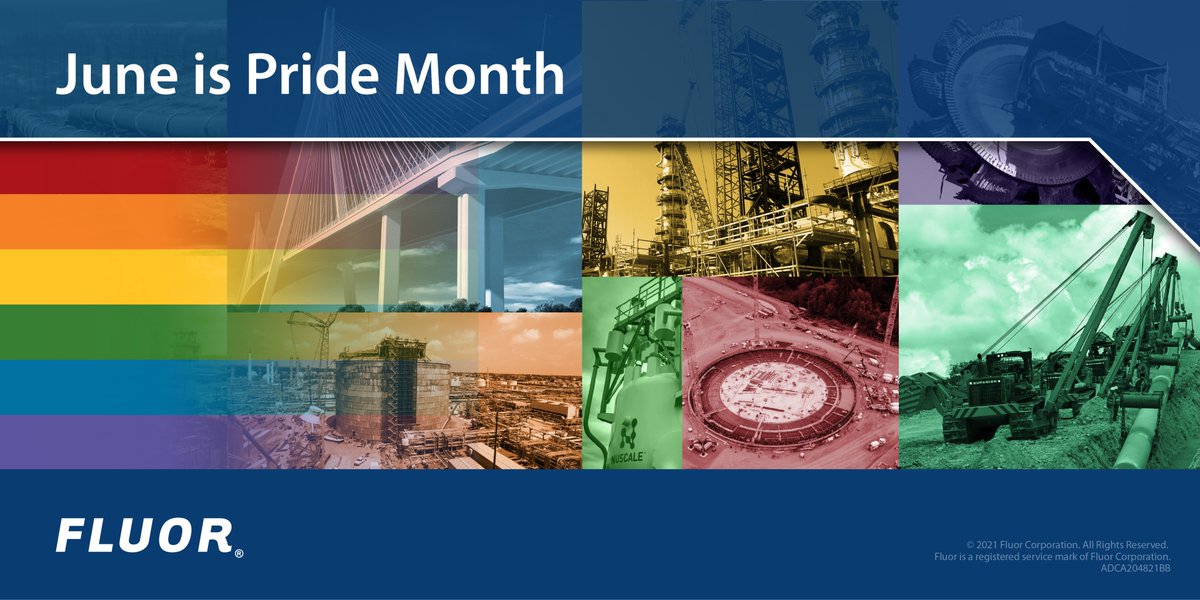 fluorcanada's tweet photo. At Fluor, we celebrate the diversity that makes each of us unique. Happy #PrideMonth !🏳️‍🌈 https://t.co/BdzUehFACQ