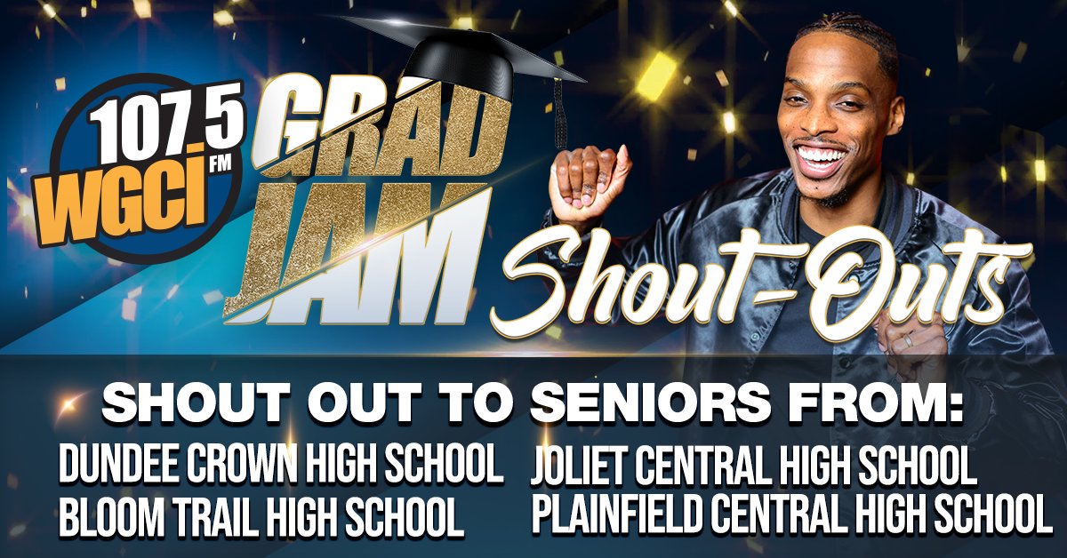 WGCI's tweet image. Turn up with @ZachBoog weeknights 6pm-midnight for the #GradJam shout outs! It's UP for the class of 2021‼️ Tune in and rep your school! 🔥🔥🔥🔥⁠ WGCI.com/listen