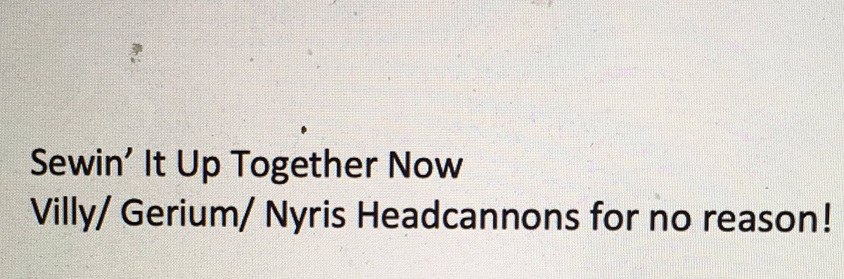 faesflower's tweet image. So far, there’s a list of 5 oneshot prompts for my #ThreadsOfTruth OC family. My brain isn’t letting them go so easily.