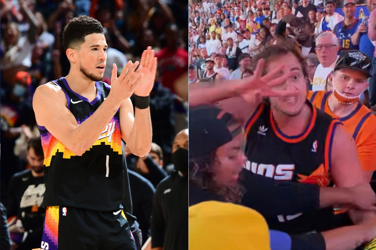 Devin Booker tracking down brawling Suns fan who went viral