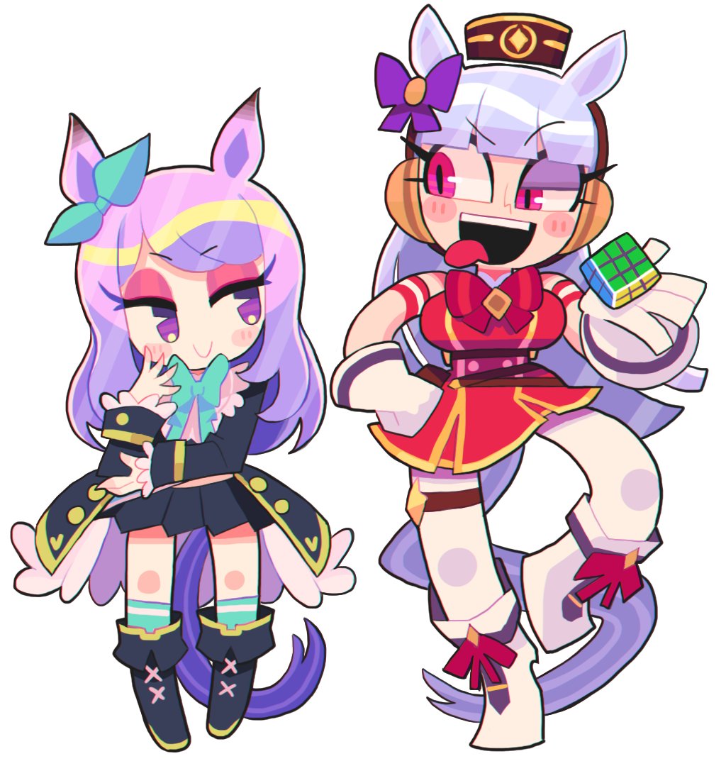 ゴールドシップ(ウマ娘) ,メジロマックイーン(ウマ娘) 「🐎 」|ガしガしのイラスト