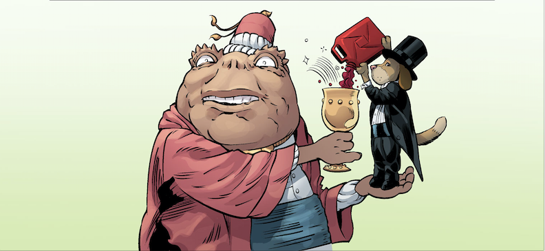 TomWaltz's tweet photo. We've got #RatKing, #Jagwar, #ToadBaron &amp; #Manmoth. Who's next in the #TMNT Annual 2021 -- Prelude to #TheArmageddonGame parade? Find out this summer!

@tomwaltz (story) @CaseyMaloney (art) @keaneink (inks)  #LuisAntonioDelgado (colors) @robutoid (letters)  @thedisastrix (edits) https://t.co/fOHJ0gGlX4