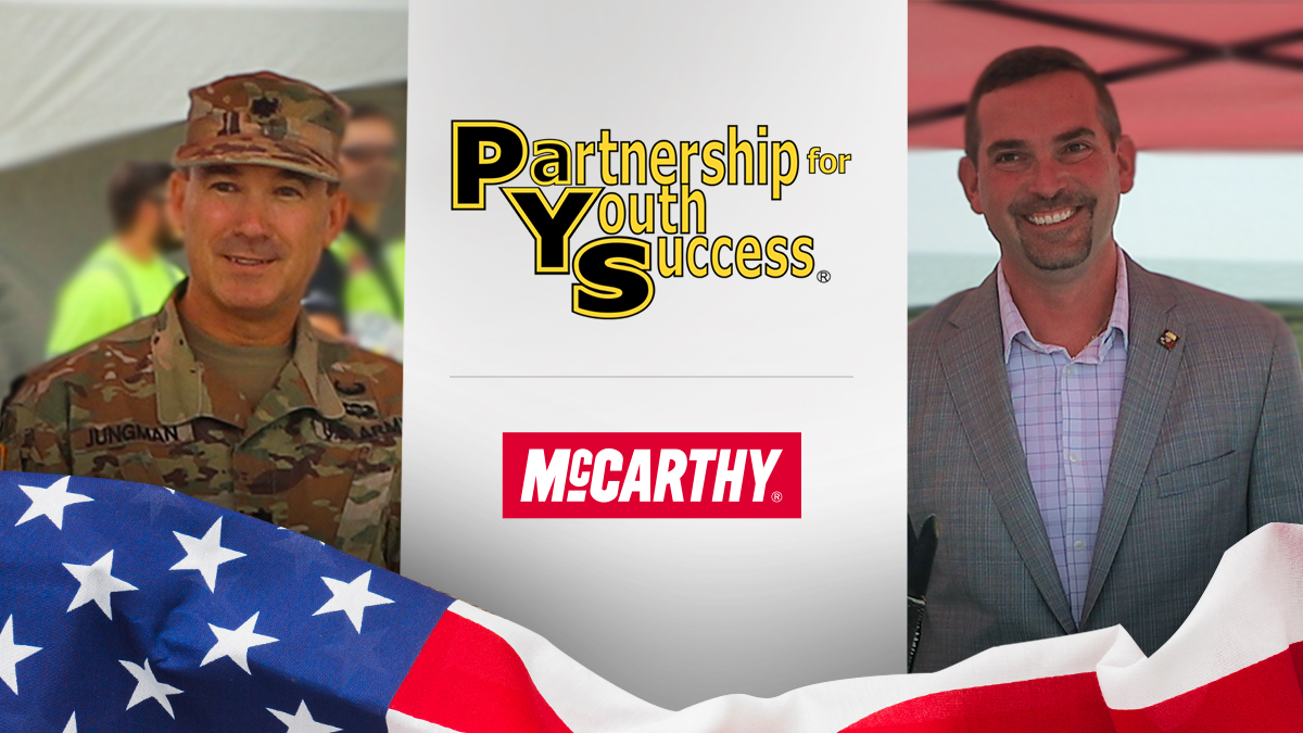 It’s official! McCarthy and @ArmyPaYS are now partners. We’ll be working together to offer even more #veterans and soldiers #construction employment opportunities after their service commitment ends. #TopTalent #HireAVeteran #ArmyBirthday #ArmyBday #FlagDay https://t.co/MUO4iMInv5