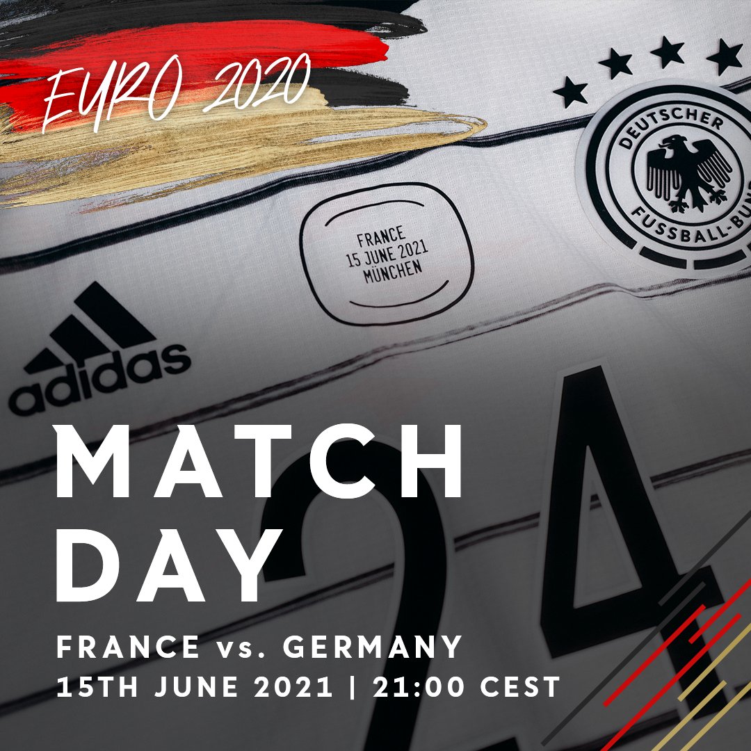 Today's the day 😁🙌

Our @EURO2020 campaign finally gets underway tonight against none other than world champions France! 🇫🇷🇩🇪

#DieMannschaft #GER #EURO2020 #FRAGER