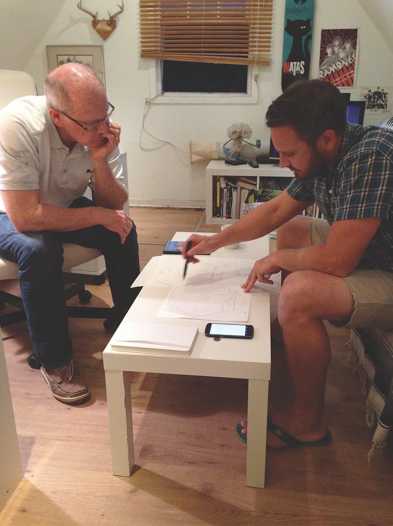 Max and I looking over designs for Trash Truck a few years ago. It's been a wonderful journey working on Trash Truck with such an amazing team! 

#TrashTruck #TrashTruckNetflix