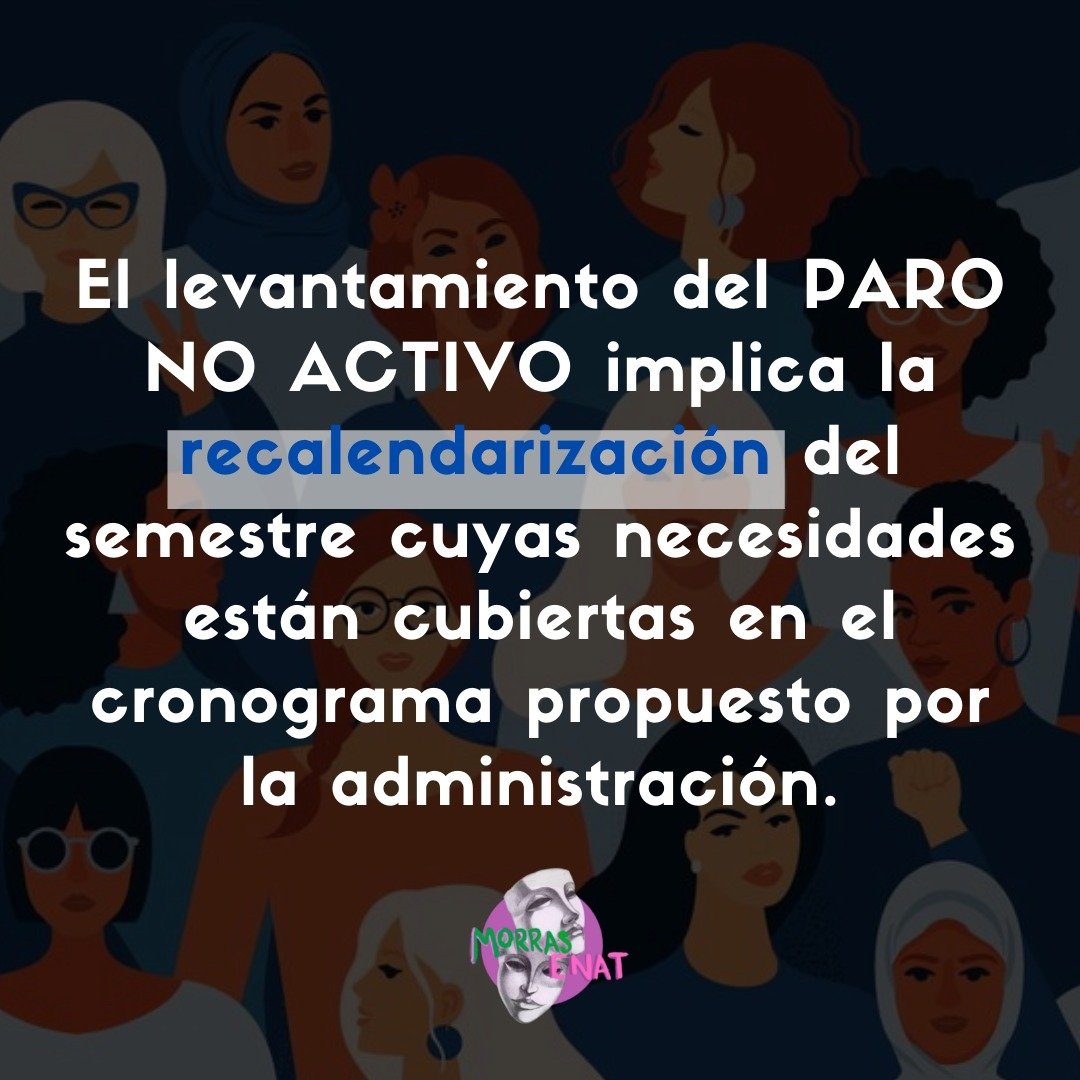 morras_enat's tweet photo. El PARO NO ACTIVO termina, pero la lucha continúa. 🔥🔥🔥
#MorrasENAT #ENAT https://t.co/KUp2NiXG8a