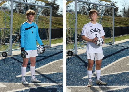 Congratulations to GCA Boys Varsity  Soccer players, Ian Startup and Art Knight, who have been named to the All-Region Team.  Junior Ian Startup was also named to the All-State Team! 

We're so proud of you both - great work this season!
#GCAathletics