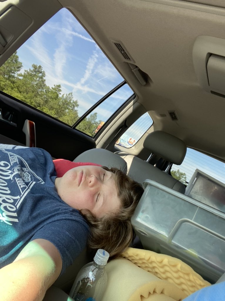 kenmccan's tweet photo. I’d say @GravattCCC was a success!  He said it was the best one yet.  See you for JR High 2!  #Lucky7 #Tired #Chaffed #Happy https://t.co/OSAEqpbmAY